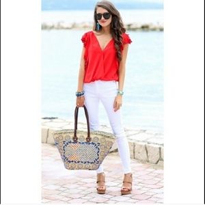 Articles of Society White Sarah Skinny Denim Sz 26